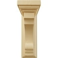 thumbnail image 2 of Ekena Millwork 2 1/2"W x 4"D x 6"H Small Thompson Wood Bracket, Alder (4-Pack), 2 of 4