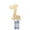 Giraffe, variant on DIY Wooden Wind Chime Craft Kit with Doodle Art Design, Hanging Wind Bell Decoration for Outdoor Garden Parties, Patio, Balcony, Windows and Home Decor, Craft Wood Material,Pigeon-5pcs