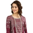 thumbnail image 6 of Aurelia Women'S Rayon Straight Fit Kurta (19Aua10797-500649_Pink_Small), 6 of 6