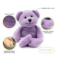 thumbnail image 2 of Thermal-Aid Zoo - Tumble The Lavender Bear - Kids Hot and Cold Pain Relief Heating Pad Microwavable Stuffed Animal & Cooling Pad - Easy Wash, Natural Sleep Aid - Pregnancy Must-Haves for Baby, 2 of 7