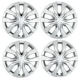 thumbnail image 5 of 4Pcs/Set 17" Hubcaps Wheel Rims Cover for 2014-2020 Nissan Rogue Compatible with Steel Wheels Snap on Installation ABS+PC Material(17-inch,Chrome), 5 of 8