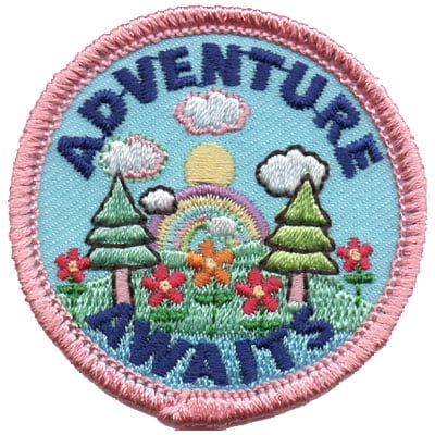 12 pieces 2" Custom Activity Scouts Applique Fun Patches - Adventure Awaits Patches