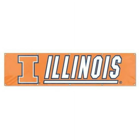 Party Animal, Inc. BIL Giant 8 in. x 2 in. Banner - Illinois