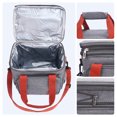 thumbnail image 3 of Unique Bargains Insulated Lunch Bag for Work Office, Picnic, Beach Gray, 3 of 6