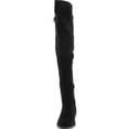 thumbnail image 4 of BAMBOO MONTEREY-05 Women's Stretch Back Side Zipper Low Heel Over The Knee Boots, 4 of 4