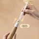 thumbnail image 5 of Juego de Cepillos de Limpieza, Una Varilla, Tres Cabezales, Cabezales de Cepillo Reemplazables, Cepillo para Grietas de Cocina, Cepillo para Tazas, Pulpa de Madera, Algodones, Cepillo para Ollas, Cep, 5 of 7