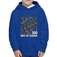thumbnail image 2 of Wild Bobby 1 2 3 4 100 Days of School Colorful Counting, 100 Days of School 2024 2025 Design for Kids Youth Boys Girls School Toddler Pullover Fleece Hoodie, 2 of 6