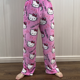 thumbnail image 5 of Pijamas de Anime Sanrio Hello Kitty de franela negra para mujer, pantalones casuales de lana kawaii de dibujos animados blancos, pantalones de moda de otoño, 5 of 5