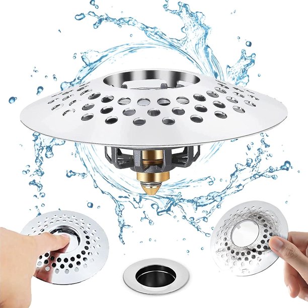 Tapón de Desagüe TANGJMXG para Lavabo de Baño de 1,6 a 2,0 Pulgadas