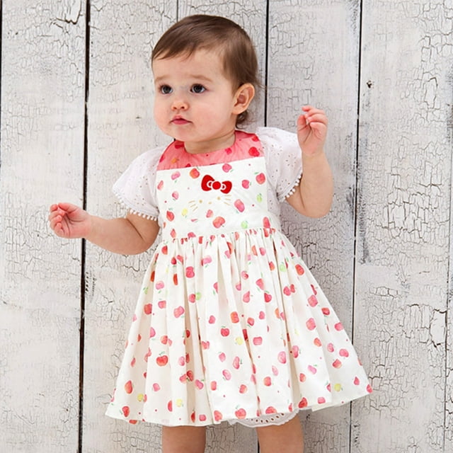 Tablier de Cuisine pour Enfants / Tout-Petits, Petites Filles, Tabliers de Chef Mignons