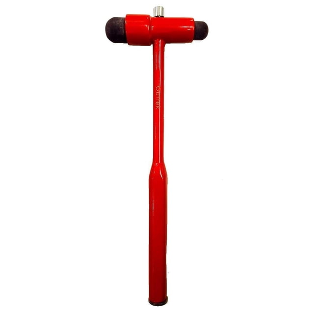 Guttek - Martillo P/Reflejos Buck Guttek Estilo Alemán Acero Inox Rojo multicolor