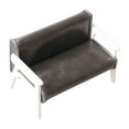 thumbnail image 1 of 1:12 Scale Miniature Sofa Simulation for Mini Room Micro Landscape Dollhouse Dark Gray Big, 1 of 8