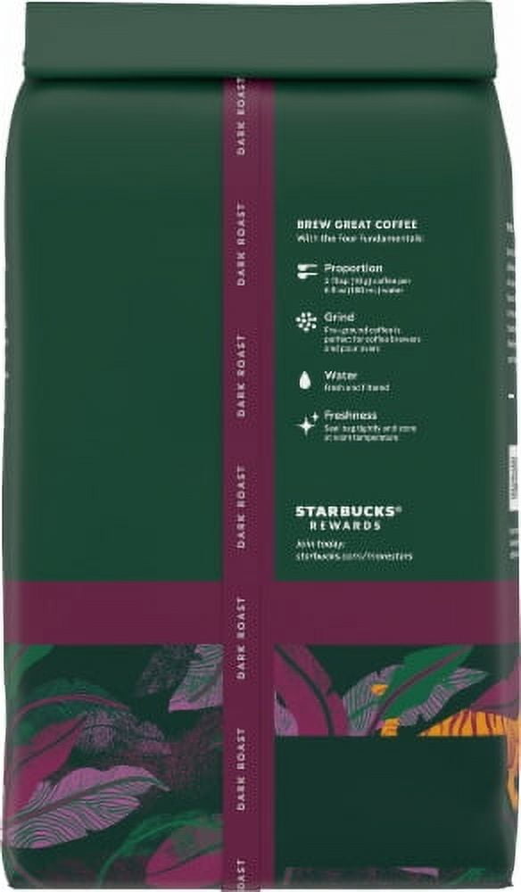 2X-Starbucks Sumatra Dark Roast Ground Coffee - 18 oz