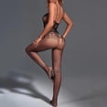 thumbnail image 4 of Justaucorps en Résille Combinaison Transparente Ouverte à l'Entrejambe Bas Complets Lingerie Érotique Chaude, 4 of 6