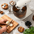 thumbnail image 4 of TOCOKEID 5 Qt Premium Wood Mixing Bowl, Compatible with KitchenAid 4.5-5 Qt Tilt-Head Stand Mixers, Natural Wooden Bowl, 4 of 8