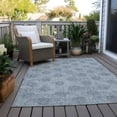 thumbnail image 4 of Dalyn Rugs Machine Washable Indoor/Outdoor Chantille Blue 10' x 14' Rug, 4 of 9
