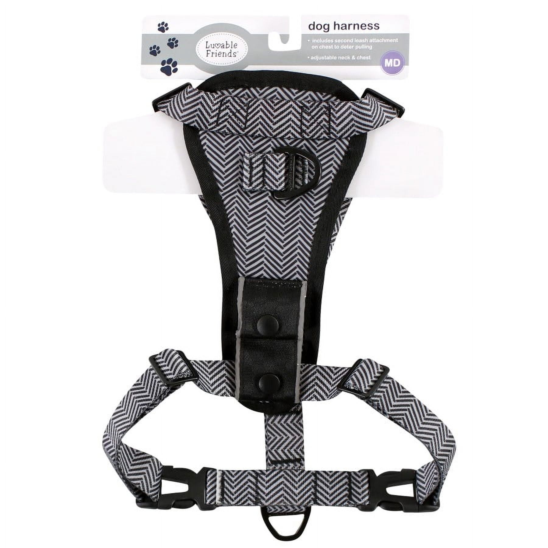 Luvable Friends Dog Pet Harness, Herringbone, X-Large