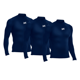 thumbnail image 1 of ZAPARI Playera Deportiva Manga Larga, Licras Deportivas para Niños de Compresión con Cuello Redondo azul marino M, 1 of 6