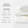 thumbnail image 5 of Noble Linens 2-Piece White & Ivory Reversible Down Alternative Comforter Set, Twin/Twin XL, 5 of 12