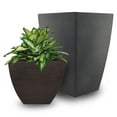 thumbnail image 4 of Tusco Products MSQ20ES Modern Square Garden Planter, 20-Inch, Espresso, 4 of 4