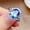 07#Blue Oval CZ, variant on Women Blue Cubic Zirconia Silver Plated Ring Wedding Party Delicate Jewelry Gift Size6-10-09#Blue Zircon Dragonfly-9
