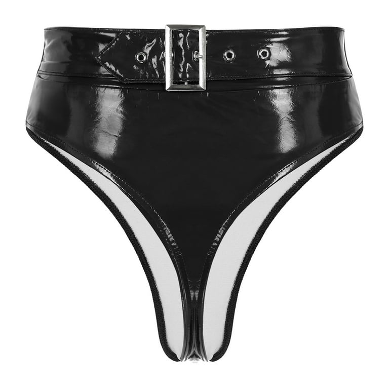 Black Booty Shorts, Rave High Waist, Festival Underwear, Lingerie