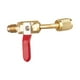 thumbnail image 3 of Adaptador de seguridad macho de 1/4" para aire acondicionado, válvula de bola, adaptador de líquido para refrigeración Rojo, 3 of 9