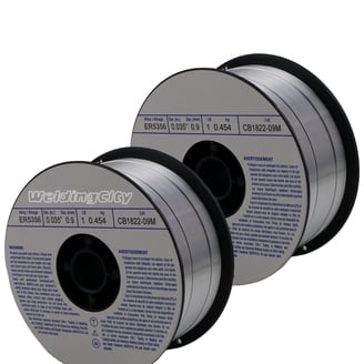 WeldingCity ER5356 Aluminum MIG Welding Wire - 5 Spools, 0.045 Inch, 1 Lb Each, Premium Quality For MIG/TIG
