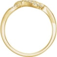 thumbnail image 2 of FB Jewels 14K Yellow Gold 1/10 CTW Diamond Knot Ring Size 7, 2 of 2