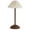 A, variant on Yibooy Cordless Table Lamp Fabric Shade Minimalist Nightstand Light for Bedroom (Brown)