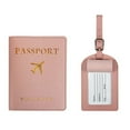 thumbnail image 1 of Pass-port Holder Multi-Purpose Tear-Resistant Dirt Proof Wear-resistant Portable Protector Anti-scratch Pass-port Cover And Luggage Tag Set Daily Use, 1 of 11