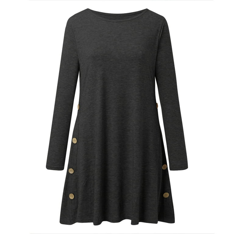 Ladies Round Neck Long Sleeve Dress Colorful Knit Buckle Pocket A Line Fashion Dress Midi Dress Fitted Dress V Neck Summer Dress Summer Dress Maxi Women Casual Women Dresses below The Knee Ladies Round Neck Long Sleeve Dress Colorful Knit Buckle Pocket A Line Fashion Dress Midi Dress Fitted Dress V Neck Summer Dress Summer Dress Maxi Women Casual Women Dresses below The Knee