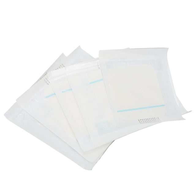 Wound Care Patch, 5pcs Hydrocolloid Dressing Safe Self Adhesive Waterproof Soft Breathable For Cuts