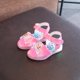 thumbnail image 2 of Disney verano niños luces LED niñas sandalias niños playa zapatos frozen elsa color coreano hueco transpirable shoes23-Insole 14,5 cm Gao Jinjia LED, 2 of 2