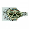 thumbnail image 1 of Sugar Skull Cutting Board, Catrina Calavera Featured Ornaments Macabre Remember the Dead Theme, Decorative Tempered Glass Cutting and Serving Board, Wine Bottle Shape, Multicolor, by Ambesonne, 1 of 1