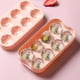 thumbnail image 4 of Molde de bolas de hielo | Máquina rectangular de esferas de hielo de silicona para bebidas alcohólicas | 8 Cuadrículas | Liberación fácil | Gel de sílice resistente de grado alimenticio | 1 Pieza, 4 of 6