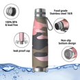 thumbnail image 4 of Camouflage 29oz Stainless Steel Insulated Thermos with Tea Filter, 360° Printed Travel Bottle, Leakproof BPA-Free Flask with Anti-Slip Base, 304 Inner & 201 Outer, Vacuum Cup, 4 of 6