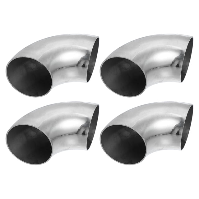 4uds OD 2.48 Pulgadas 90 Grados Curva Escape Tubo Mandril Curva Codo