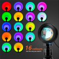 thumbnail image 4 of FYBTO Sunset Lamp Projection, 16 Colors Changing Projector 360 Degree Rotation LED Mellow Floor Lamp Rainbow Night Light for Photography/Party/Home Decor/Bedroom/Living Room for Girlfriend, 4 of 5