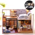 thumbnail image 3 of Bamboohart Teens Wooden Miniatures Dollhouse  2.76‘‘, 3 of 8