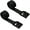 Black 2pcs, variant on Premium Lashing Strap Short 1" x 6.5 ft, Cam Buckle Tie Down Straps Heavy Duty Secure Straps up to 700 lbs Capacity for Motorcycle,SUP, Kayak, Canoe, Surfboard, Cargo, Boat,Trailer, Luggage, 4pcs