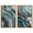 Gold Frame, variant on Oceanic Geode Set Canvas Print Geode Wall Decor Set by Art Remedy, Gold Frame, 20 x 30