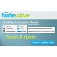 Homevative NonToxic Laundry Detergent Sheets, Easy Dissolve, Eco