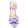 thumbnail image 5 of Journee Womens Zenni Bow Detail Platform Dress Sandals, 5 of 10