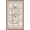 Brown White, variant on FairOnly Retro Botanical Pattern Portable 9'x12'Outdoor Rug Waterproof Reversible UV Resistant Mat for Patio Camping & RV,Orange White