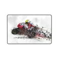 thumbnail image 7 of DouZhe Motorcycle Racing Rugs Doormat, Non-Slip Machine Washable Carpets Floor Door Mat , 36" x 24", 7 of 7