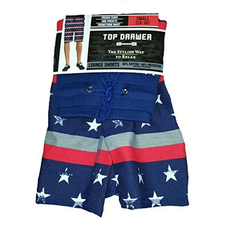 Jams Lounge Shorts - Stars & Stripes Blue Sleep Lounge Jam Shorts - Small
