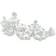 thumbnail image 3 of KAKOWELY Corona de novia con diamantes de imitación y perlas barrocas, accesorio para el cabello, 3 of 4