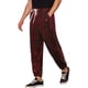 thumbnail image 4 of Pantalones de drawstring con lentejuelas INSPIRE CHIC para hombres, pijama de cintura elástica, jogger brillante 36 rojo, 4 of 5