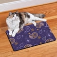 thumbnail image 2 of Vintage Paisley Pattern Pet Food Mat - Non-Slip Absorbent Dog Bowl Mat, Boho Floral Design, Multi-Layer, 2 of 7